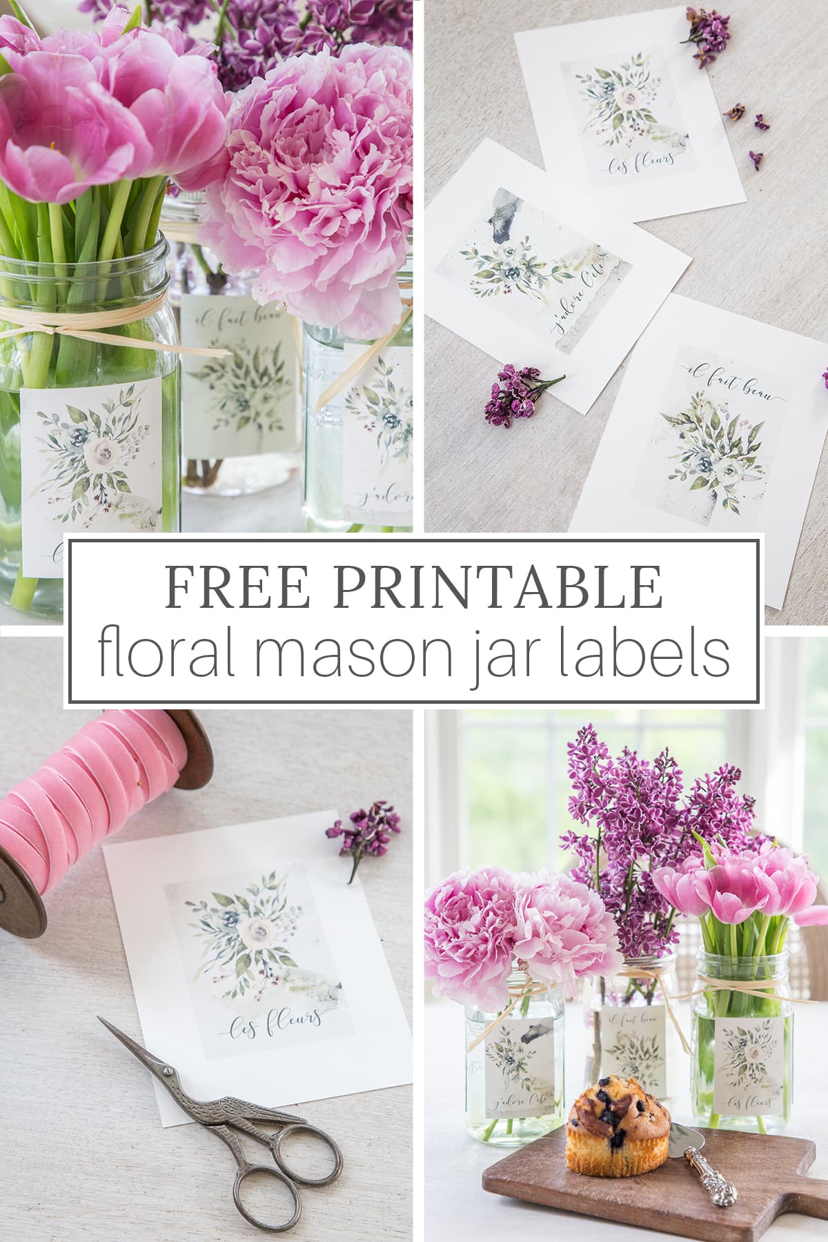 summer printables mason jar labels