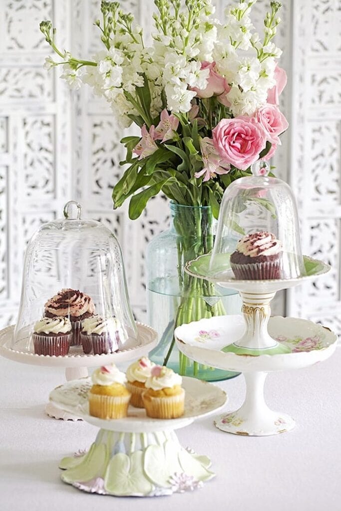 Creative Ways To DIY A Cupcake Stand - Shabbyfufu