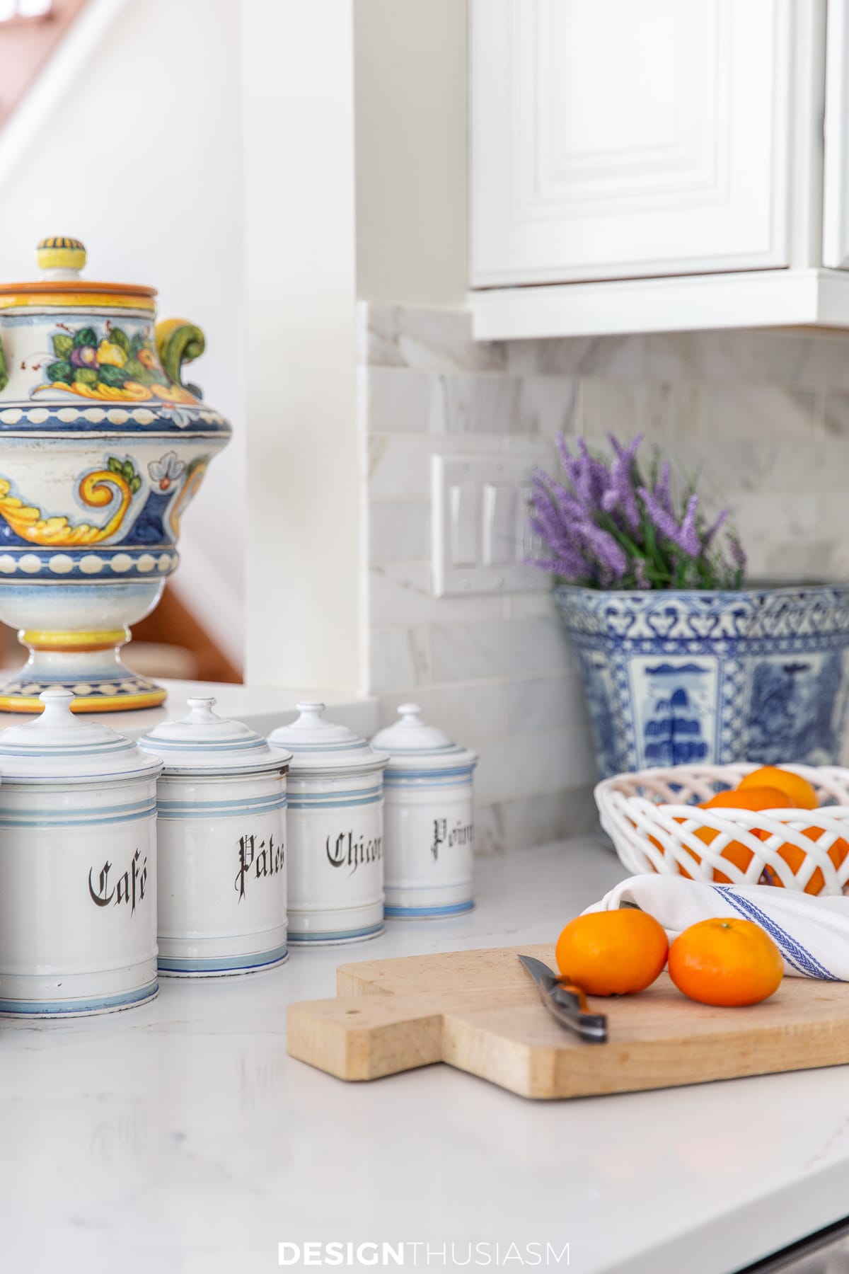 summer kitchen decor vintage canisters