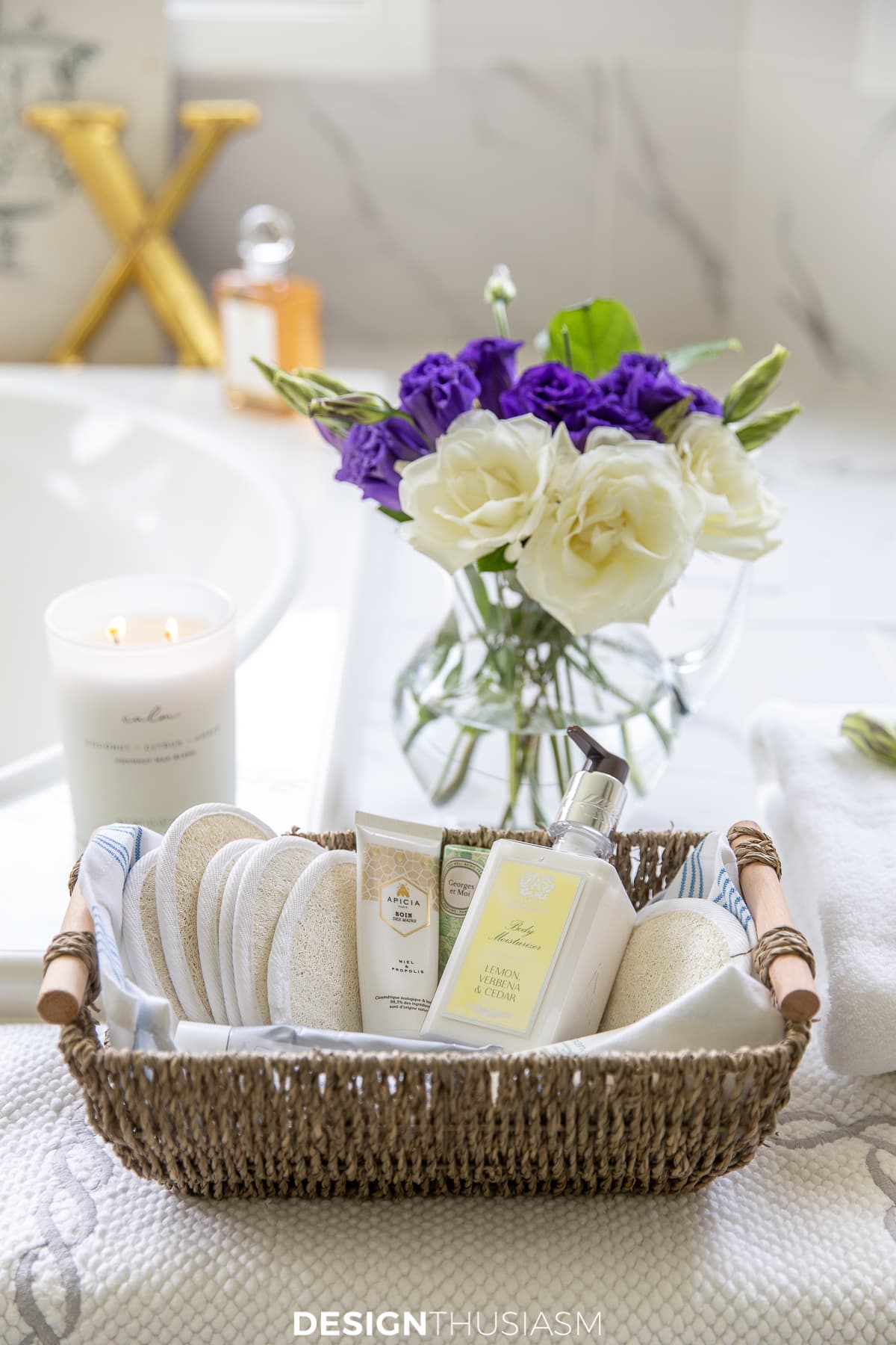 Welcoming overnight guests bathroom