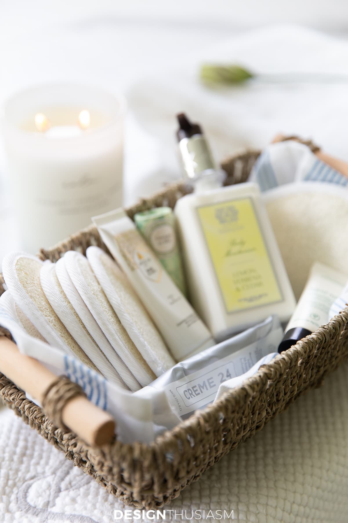Welcoming overnight guests cosmetics