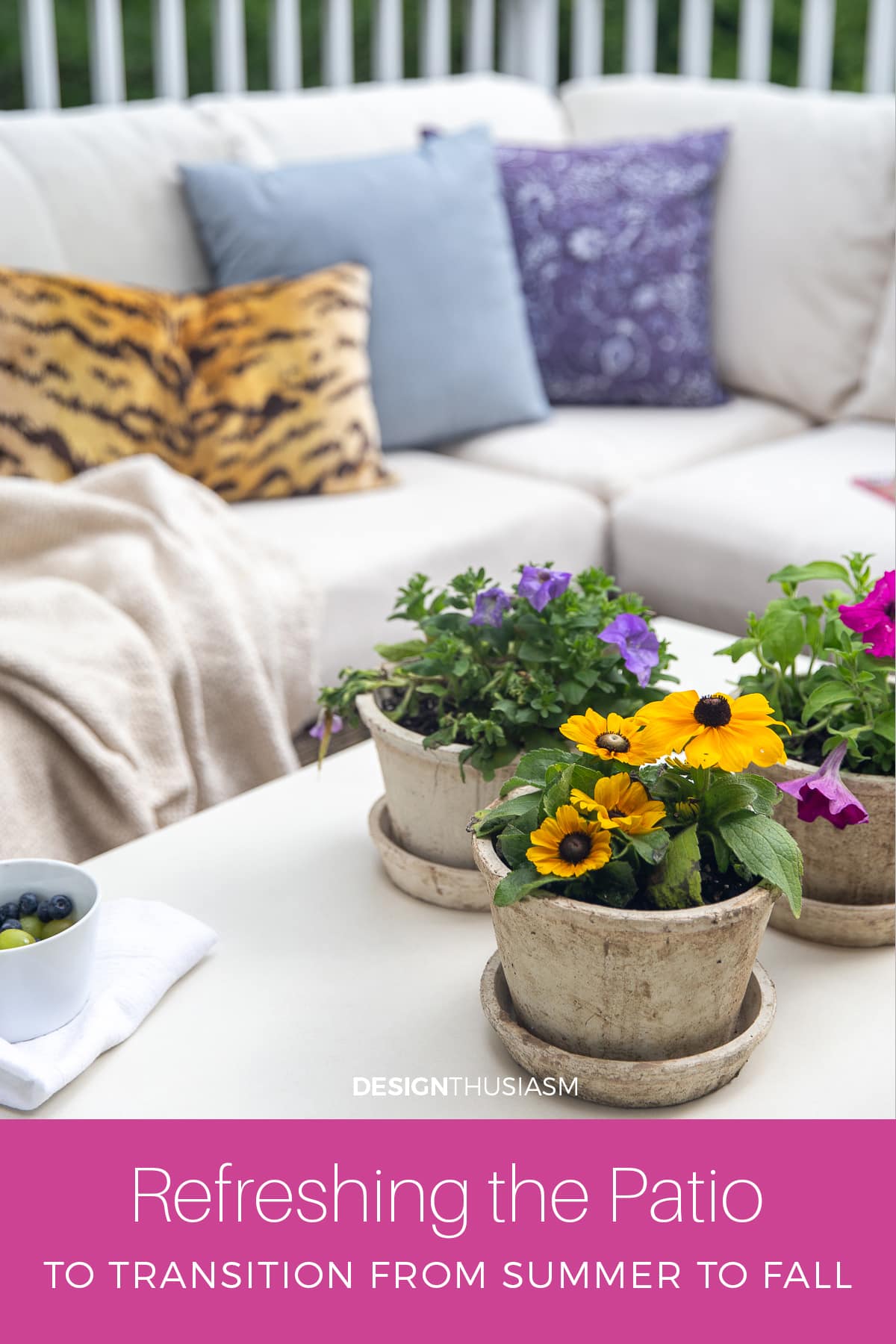 Late summer patio refresh