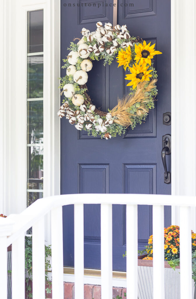DIY Fall Wreath Idea from On Sutton Place
