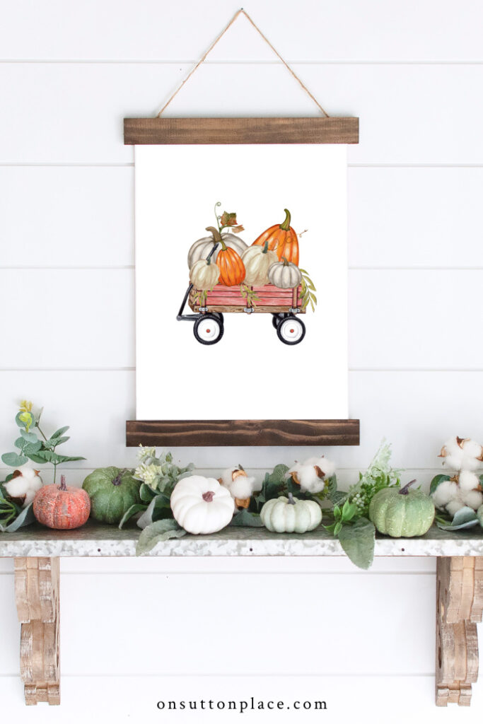 Free Fall Printable Watercolors from On Sutton Place