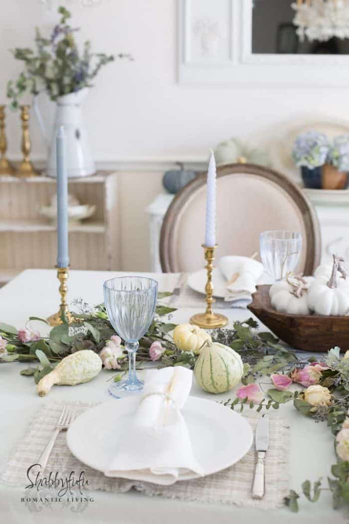 Shabbyfufu - Pastel Tablescape For Fall