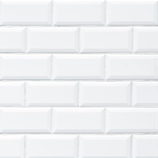 beveled edge subway tile