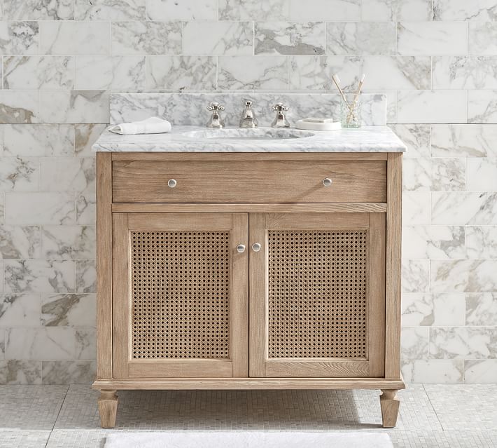 cane front bathrooom vanity