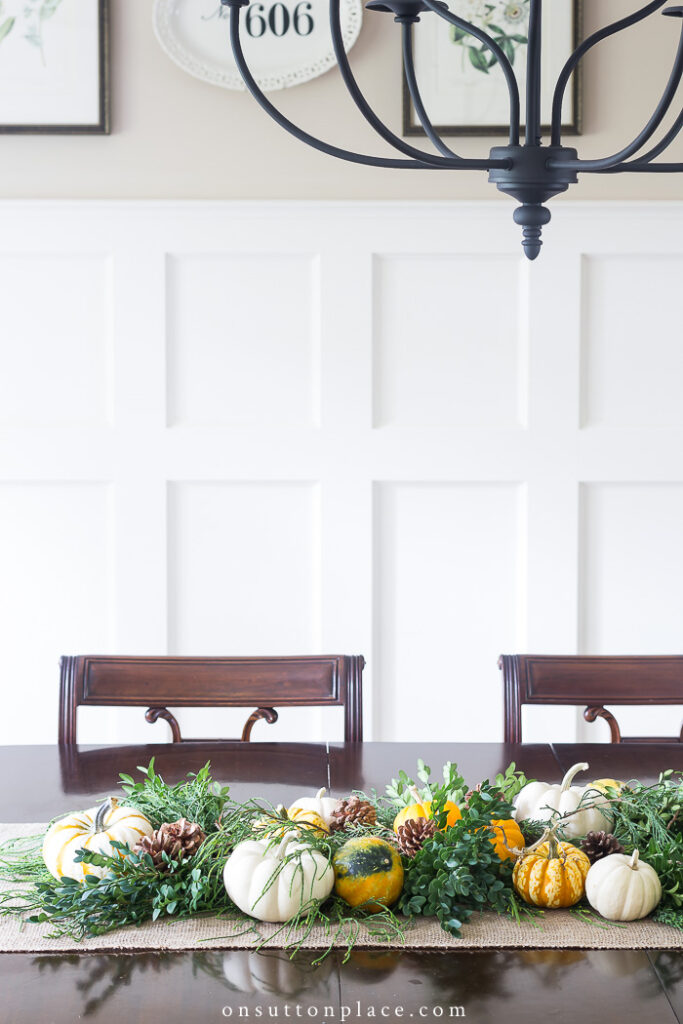 Foraged Fall Centerpiece from On Sutton Place