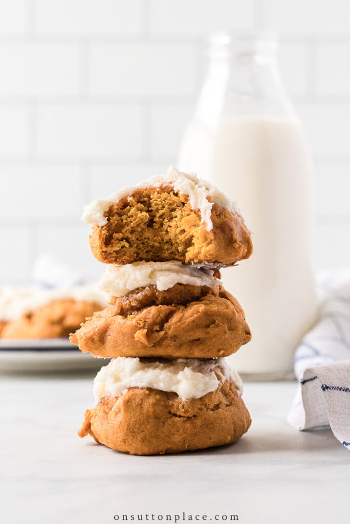 Iced Pumpkin Cookies from On Sutton Place