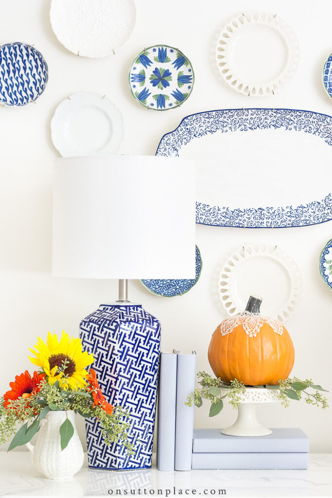 Mod Podge Pumpkin from On Sutton Place