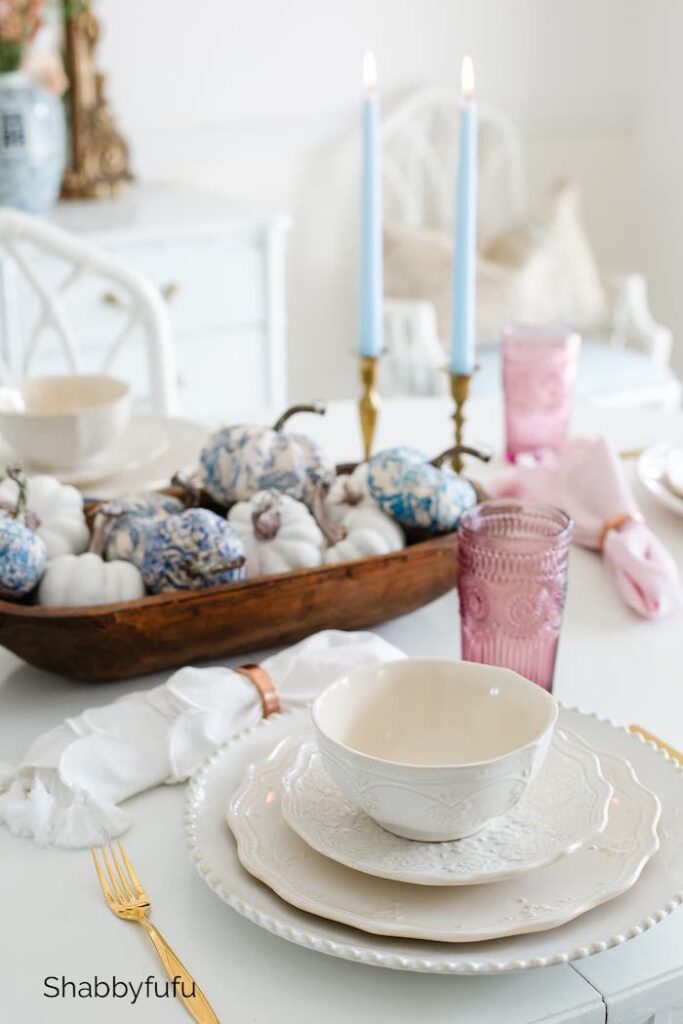 Shabbyfufu | Setting The Table For A Cozy Fall Dinner