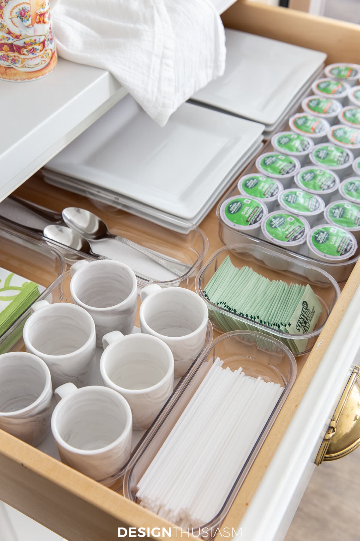 coffee station drawer