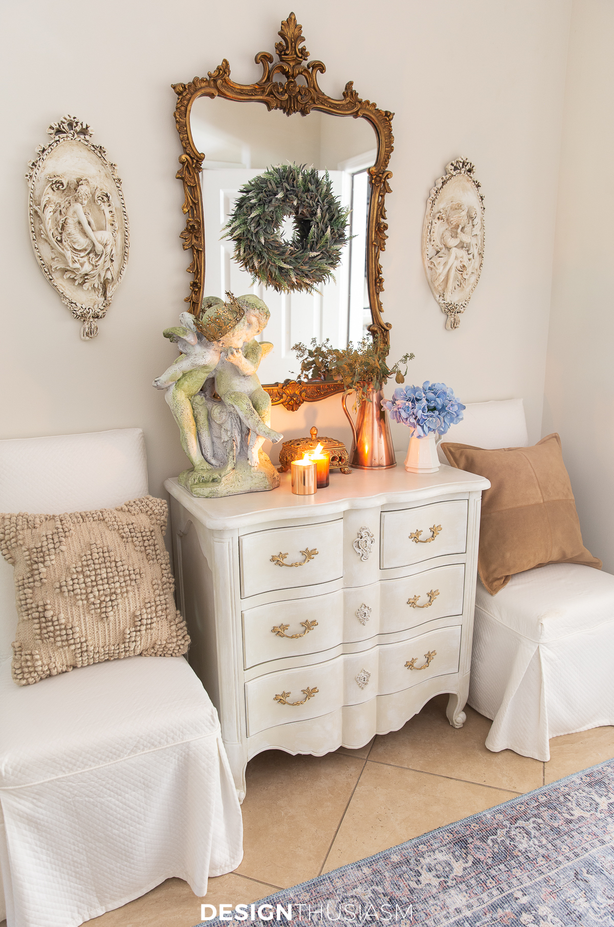 fall entryway chest of drawers