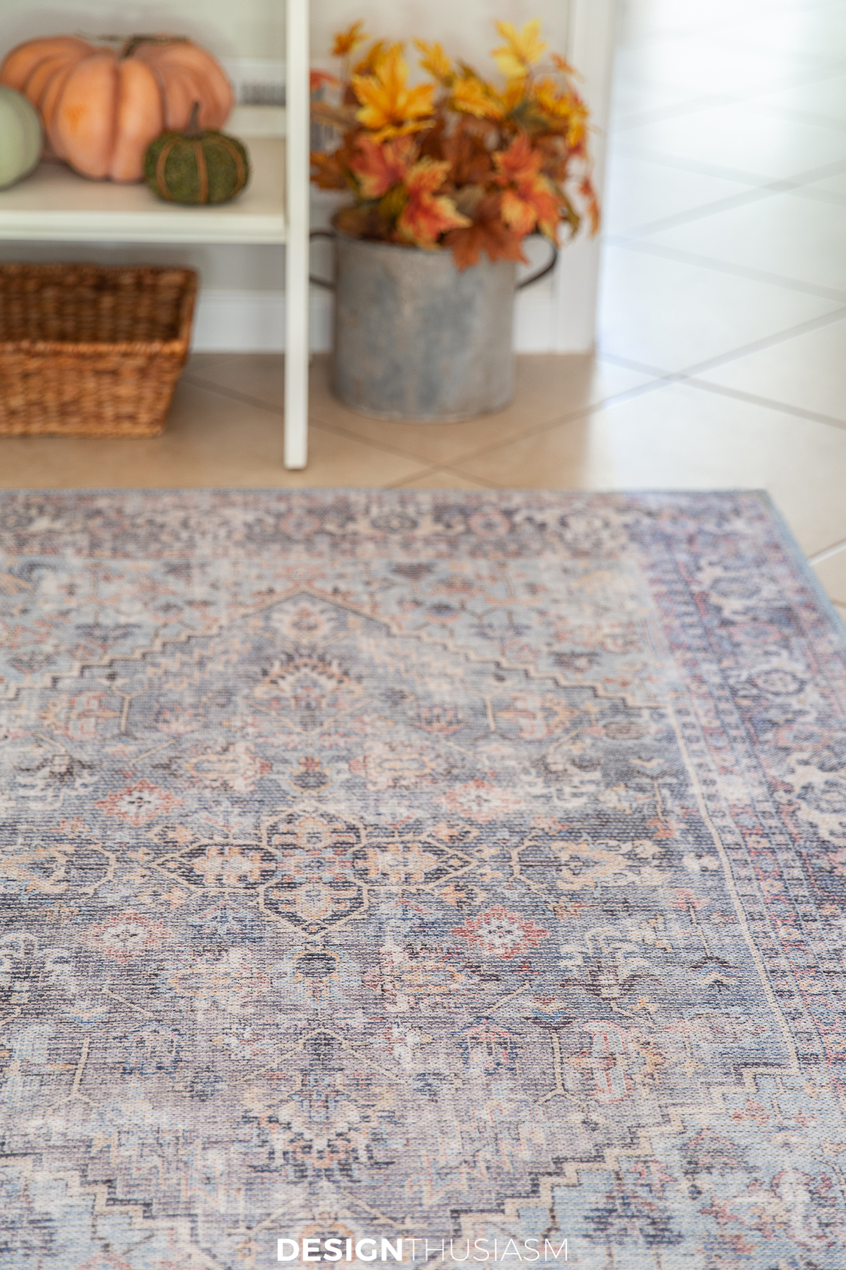 fall entryway rug