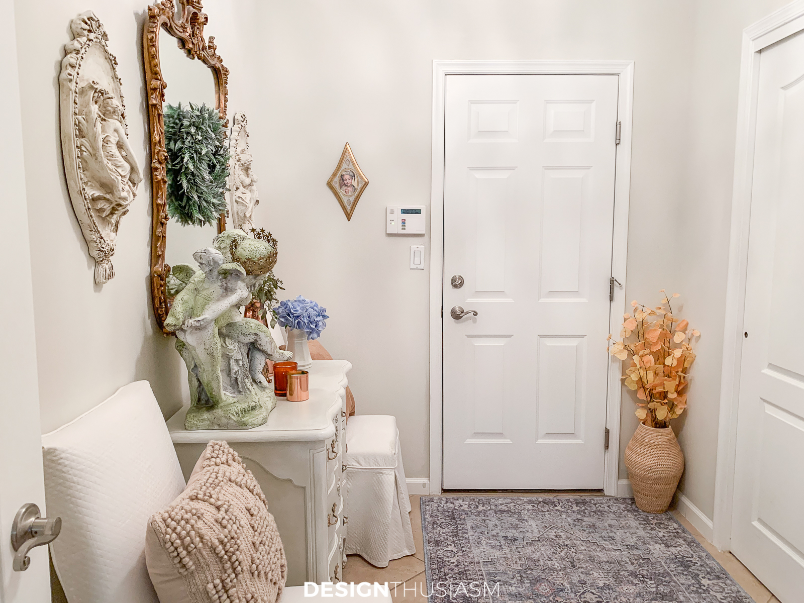 fall entryway decor