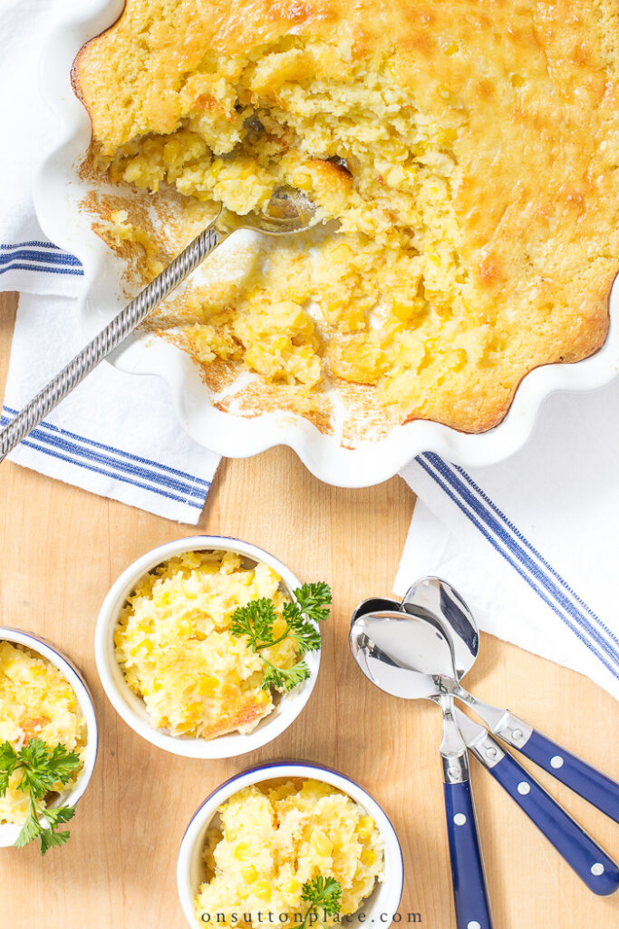 Jiffy Corn Casserole from On Sutton Place