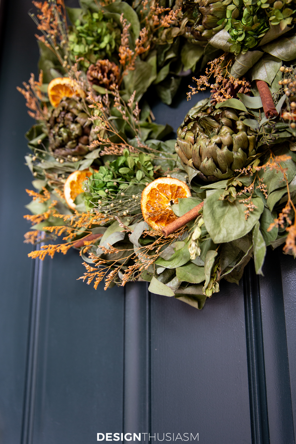 fall porch decor wreath