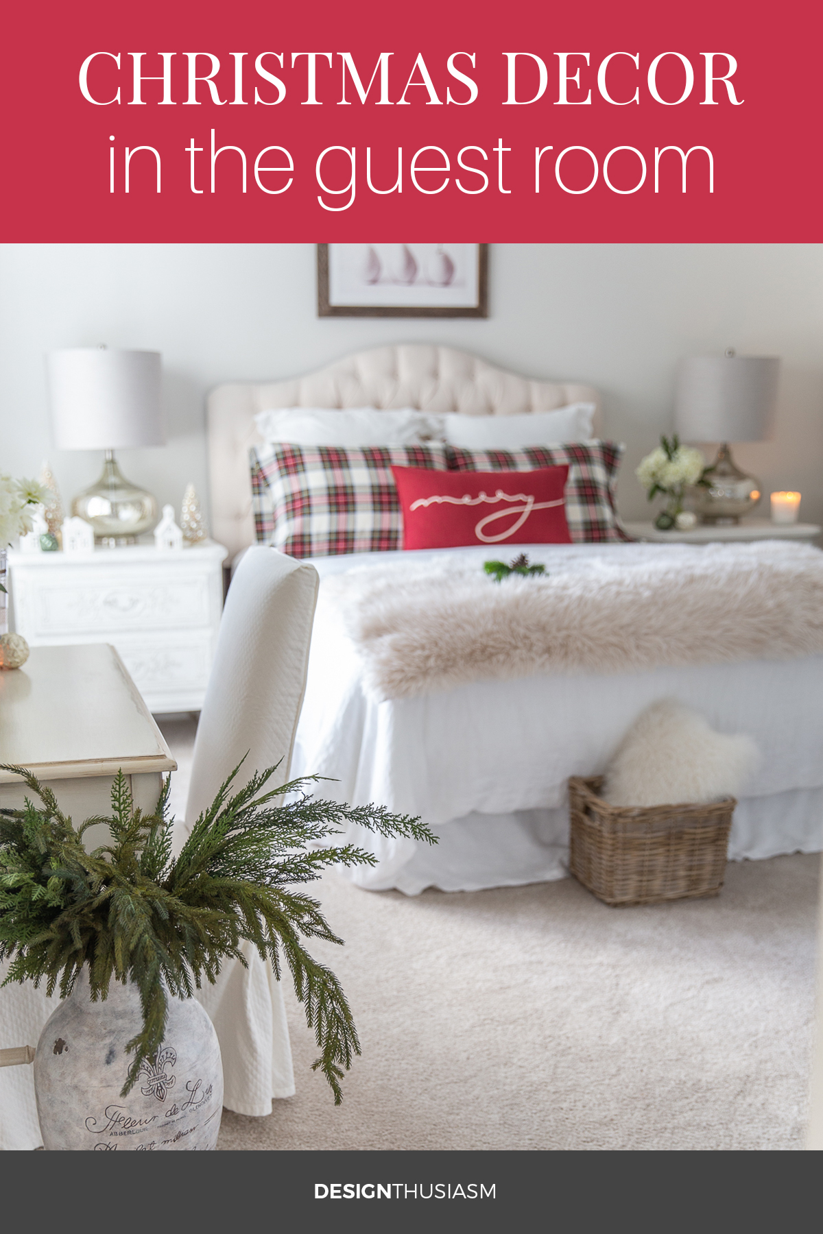 Christmas guest room