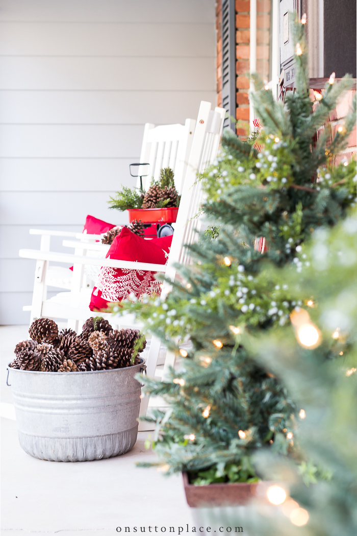 Christmas Porch Decor Ideas from On Sutton Place