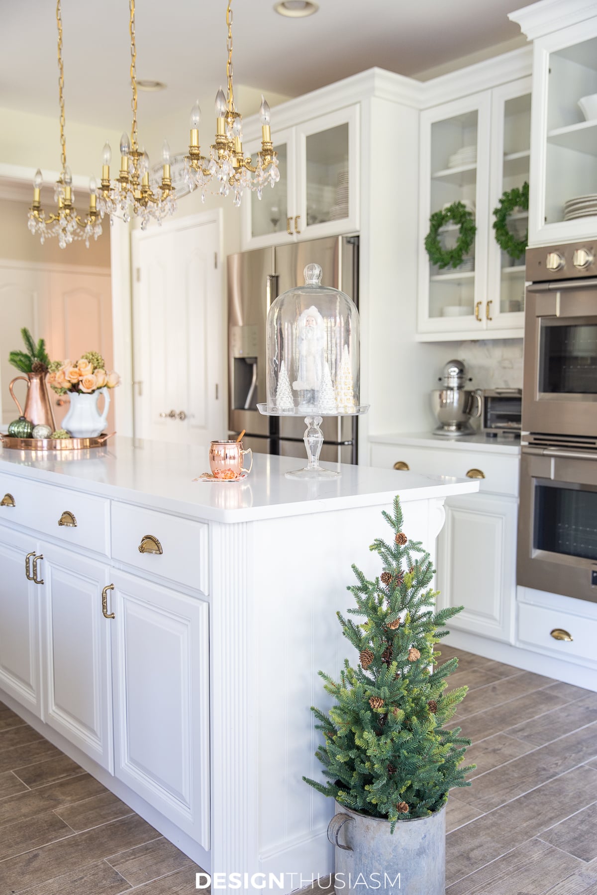 Christmas warmth in the kitchen
