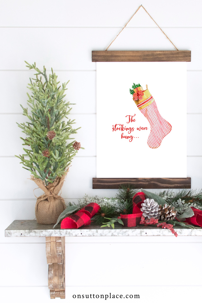 Printable Christmas Wall Art from On Sutton Place