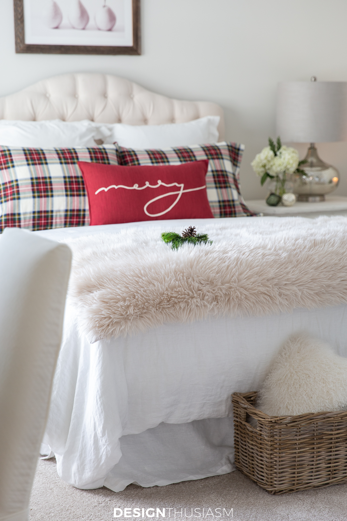 Christmas guest bedroom decor ideas