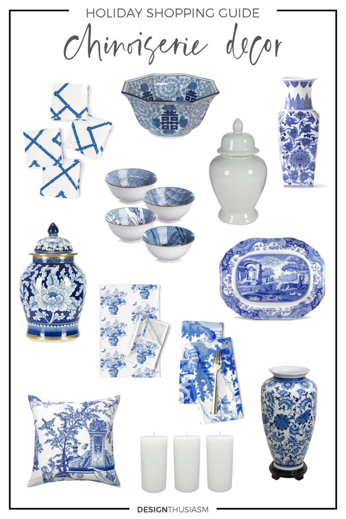 holiday kitchenware chinoiserie