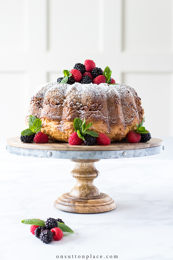 Sour Cream Coffee Cake from On Sutton Place
