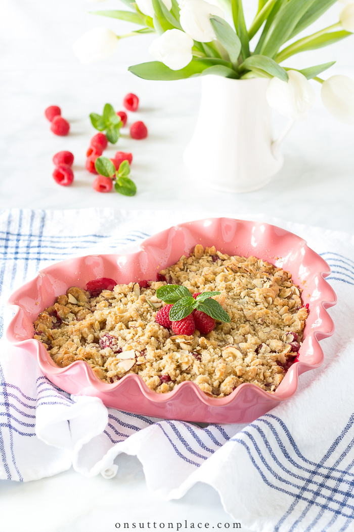 Raspberry Crisp Dessert Recipe