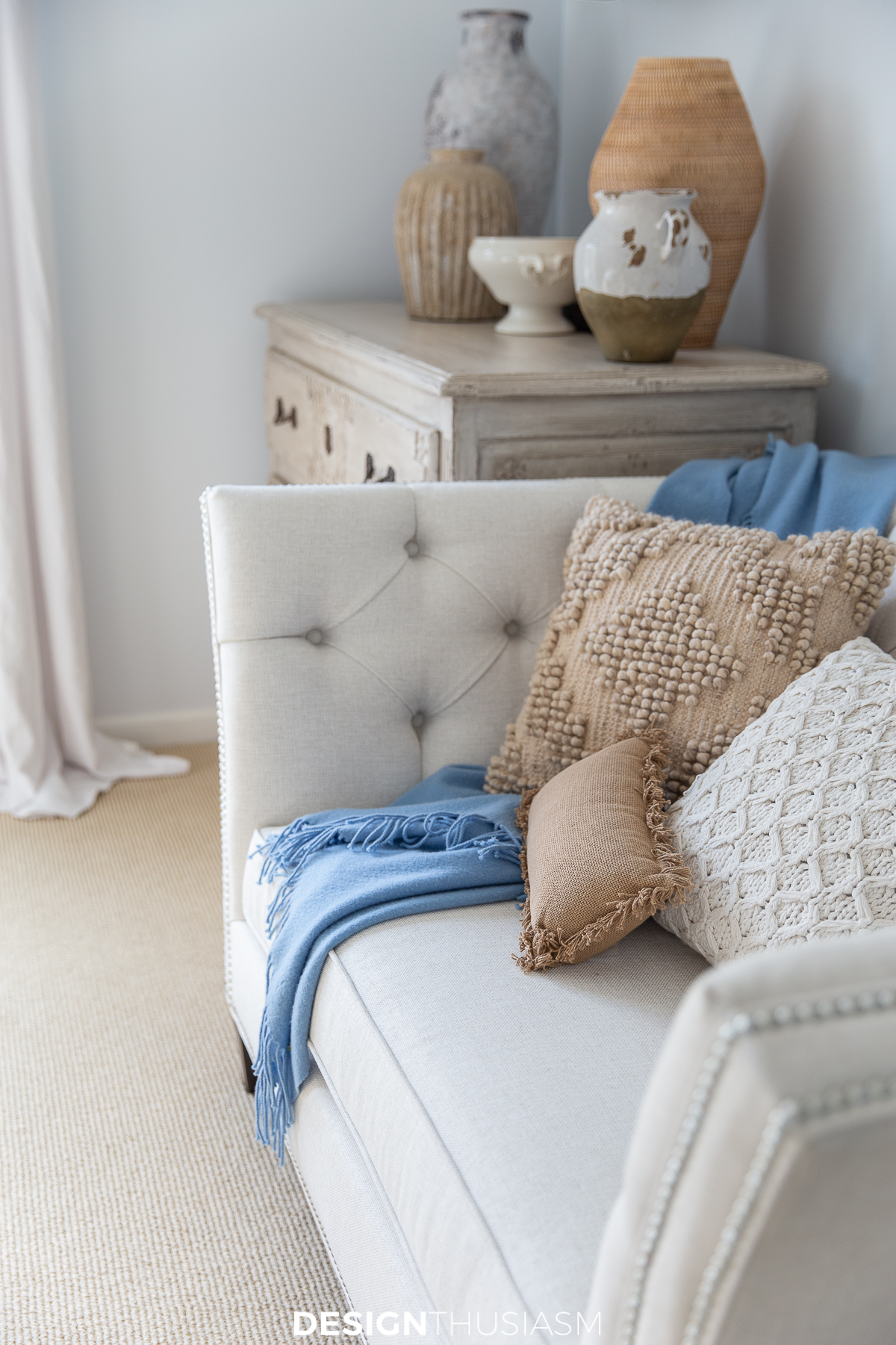 relaxing bedroom sofa