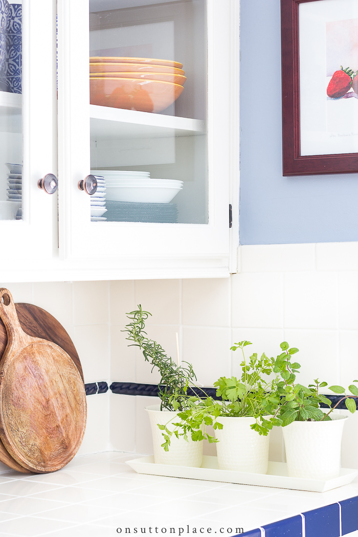 Fresh Herbs in the Kitchen from On Sutton Place