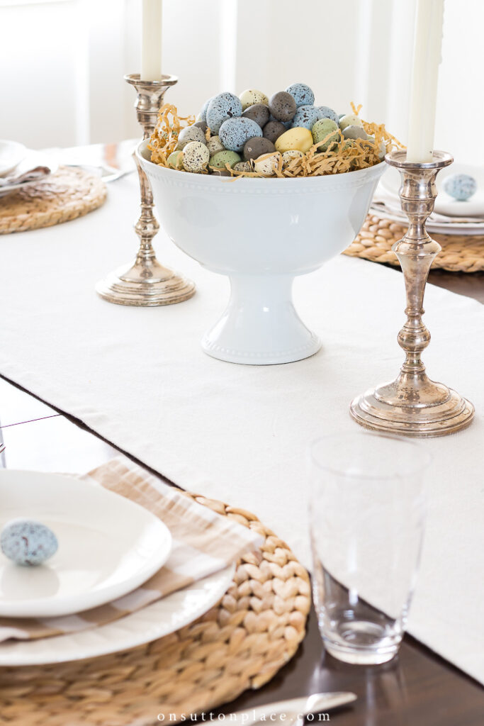 Minimalist Style Table Setting from On Sutton Place