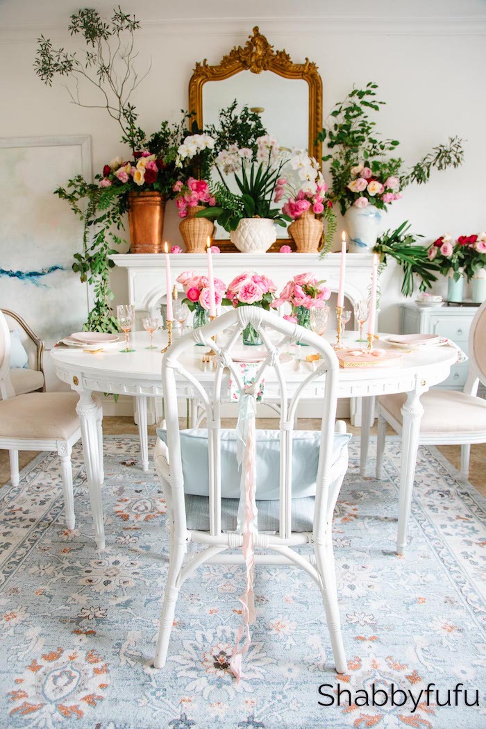 Shabbyfufu - Valentines Day Dining In An Unusual Room