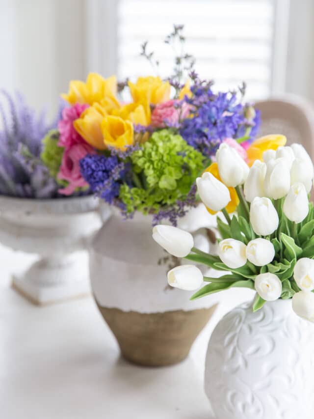 spring floral arrangements
