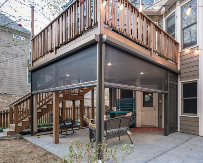 Adding Motorized Screens to a porchSH