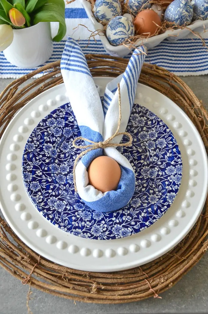 Bunny Ear Napkin Fold- StoneGable