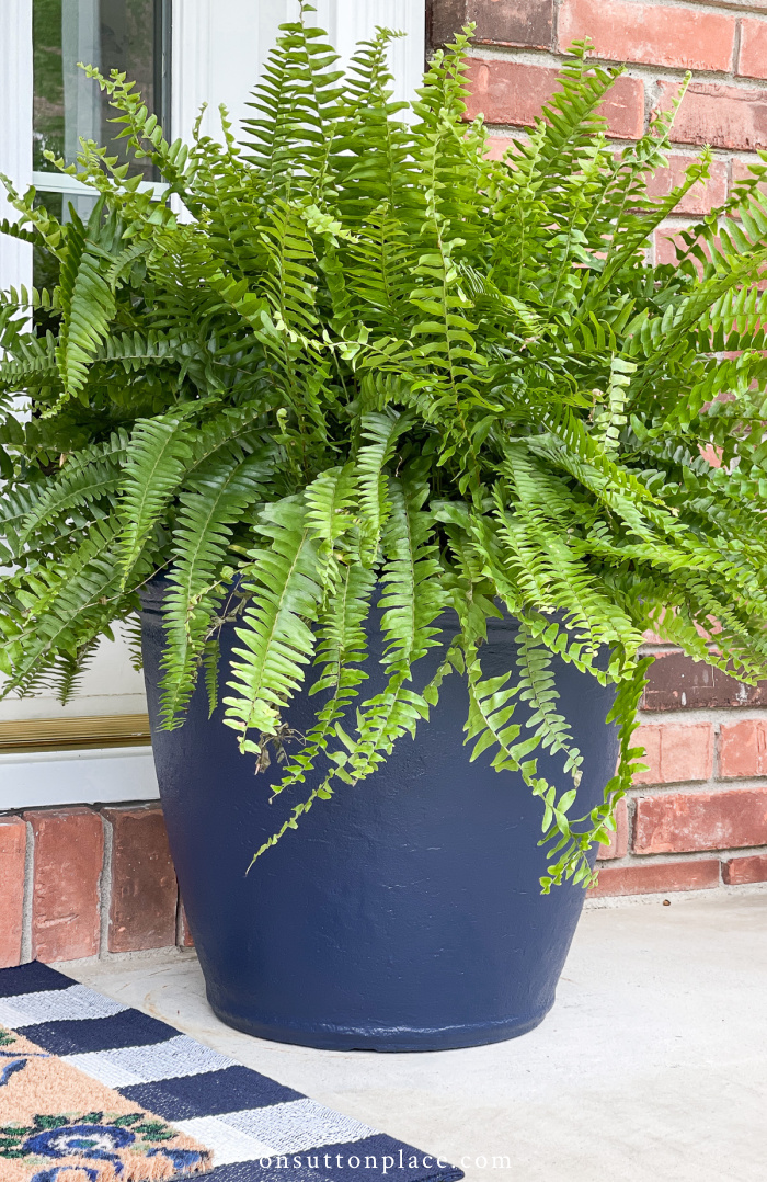 diy painted planters on sutton place