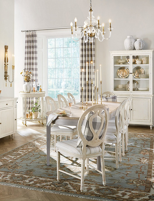 rustic chic french dining table