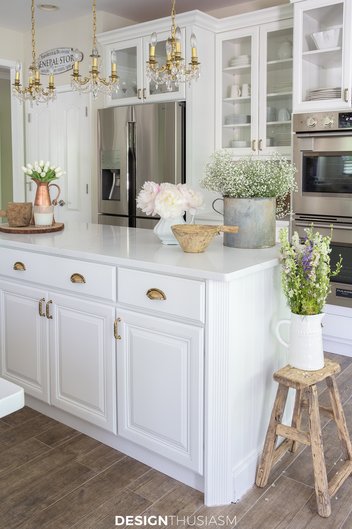 white kitchen remodel