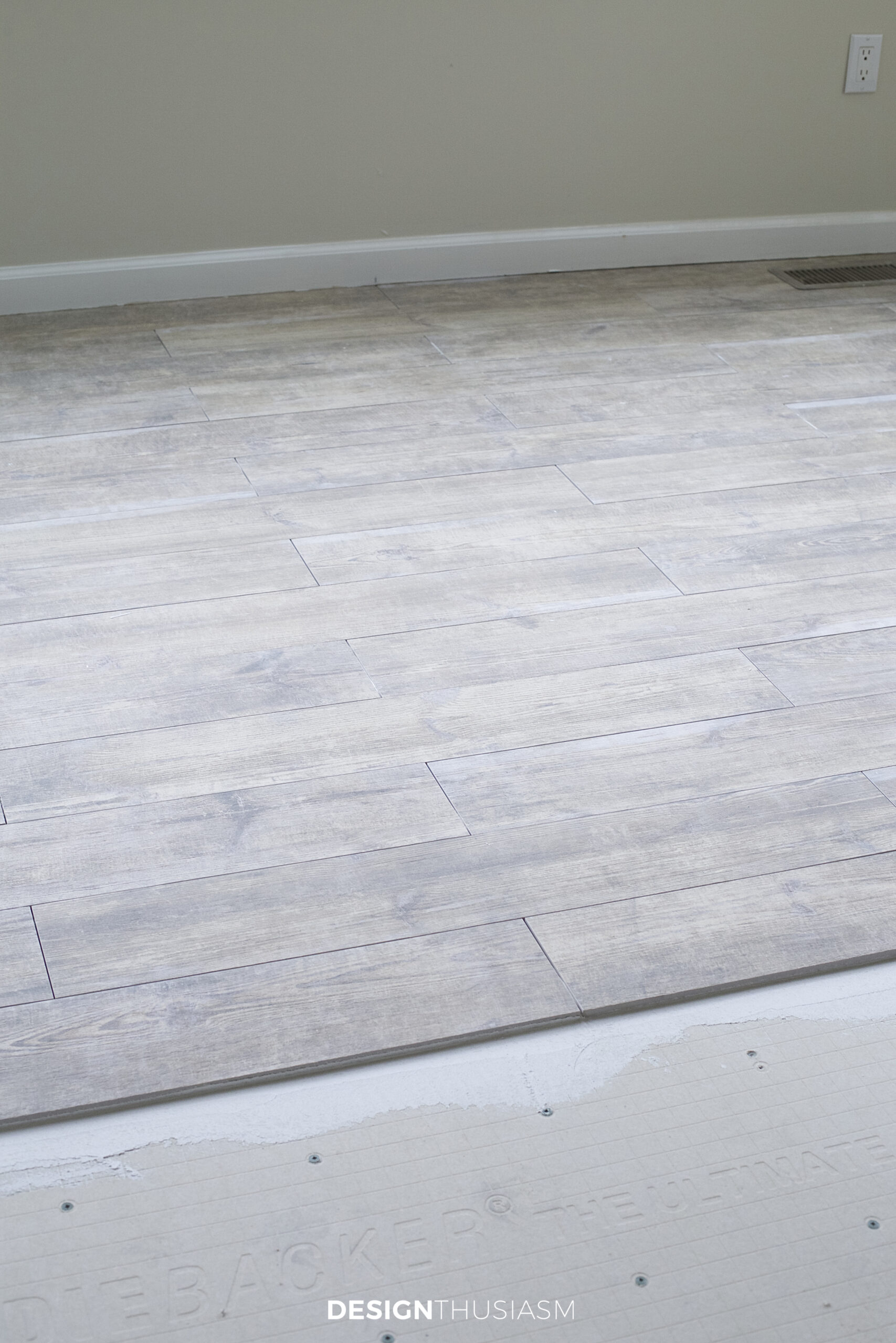 new kitchen floor porcelain wood tile