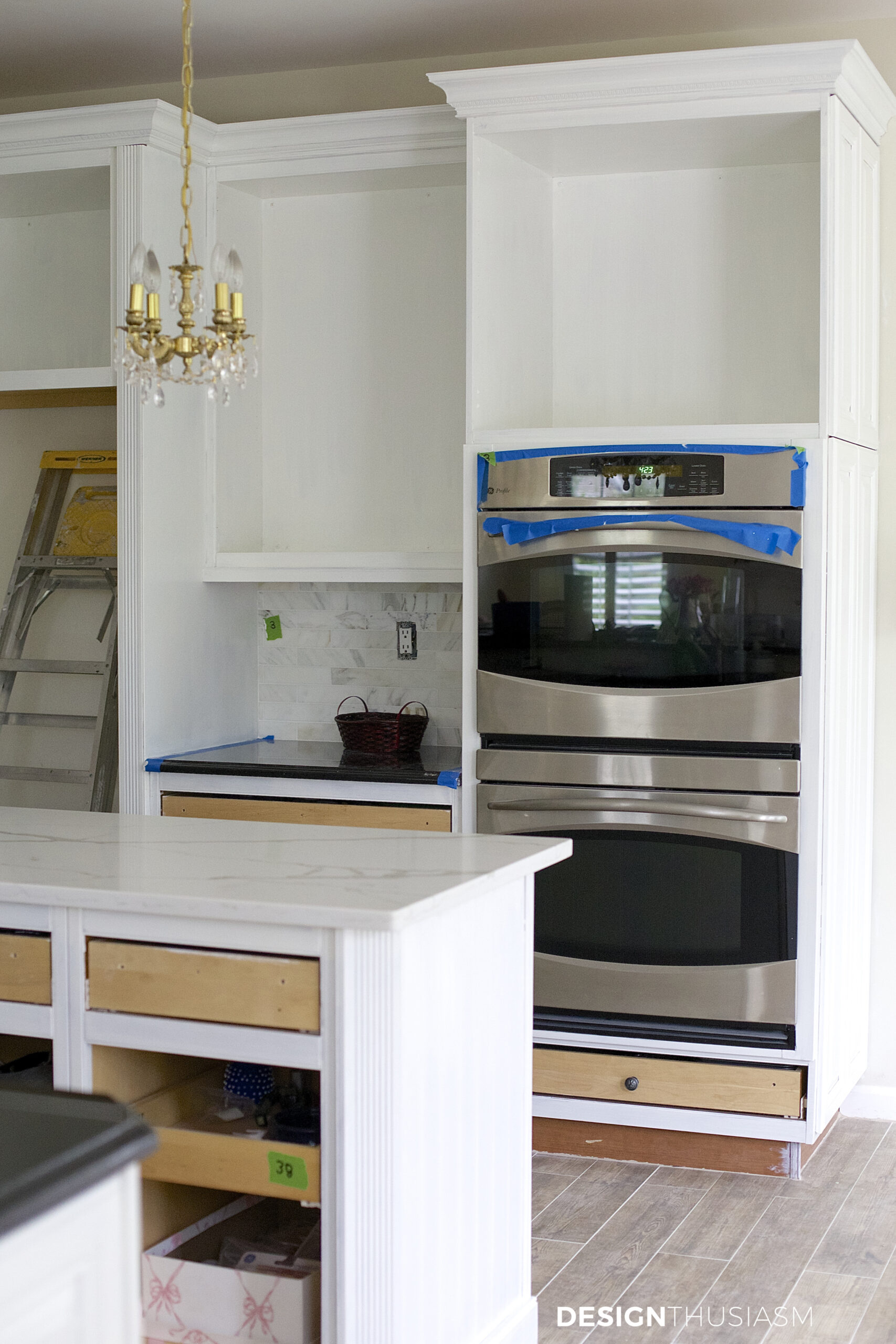 kitchen cabinet paint makeover