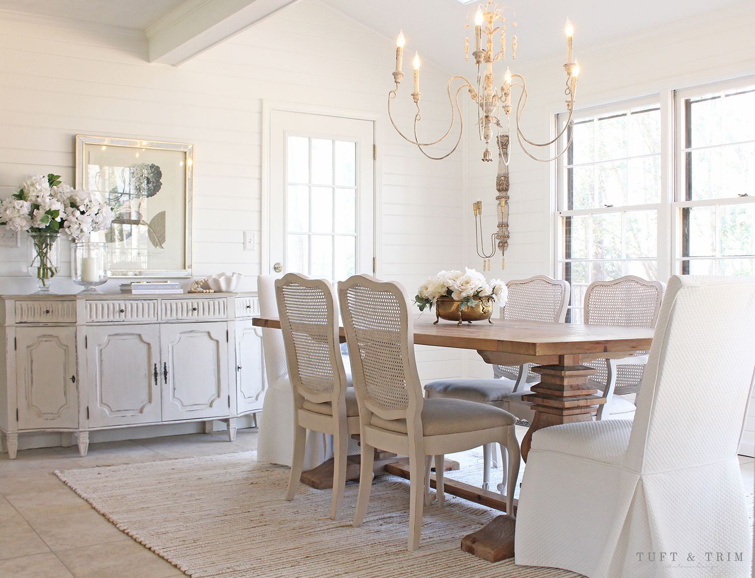 Tuft & Trim dining room