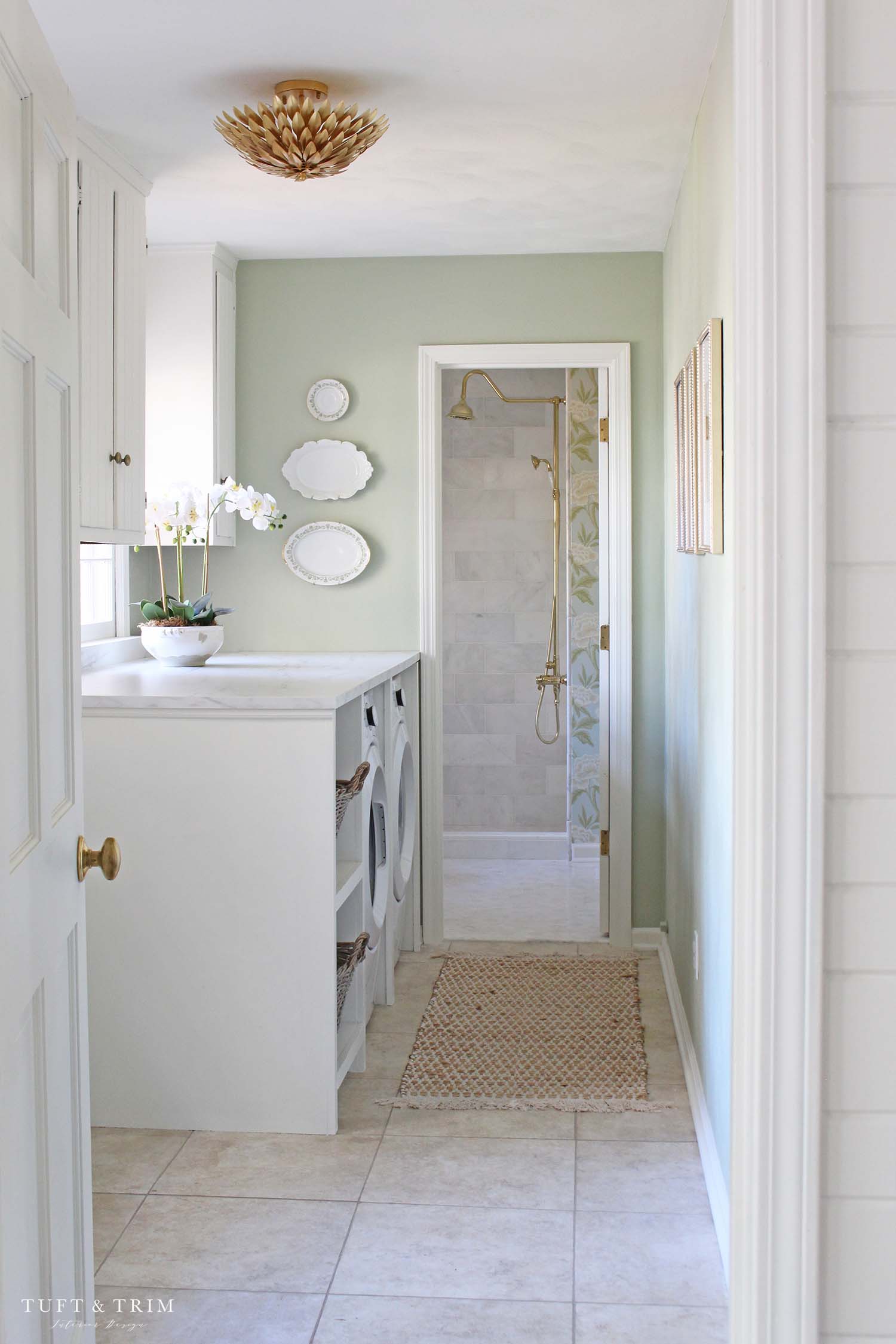 Tuft & Trim laundry room