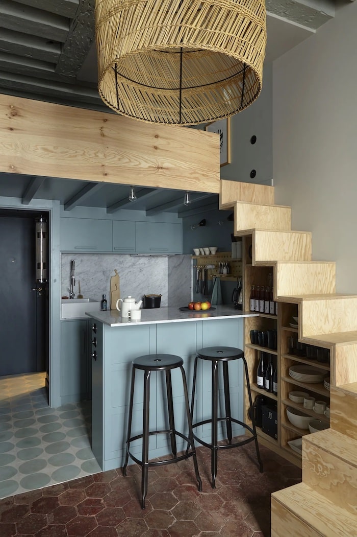 A 270 Square Ft Parisian Duplex Fits A Family Of Four