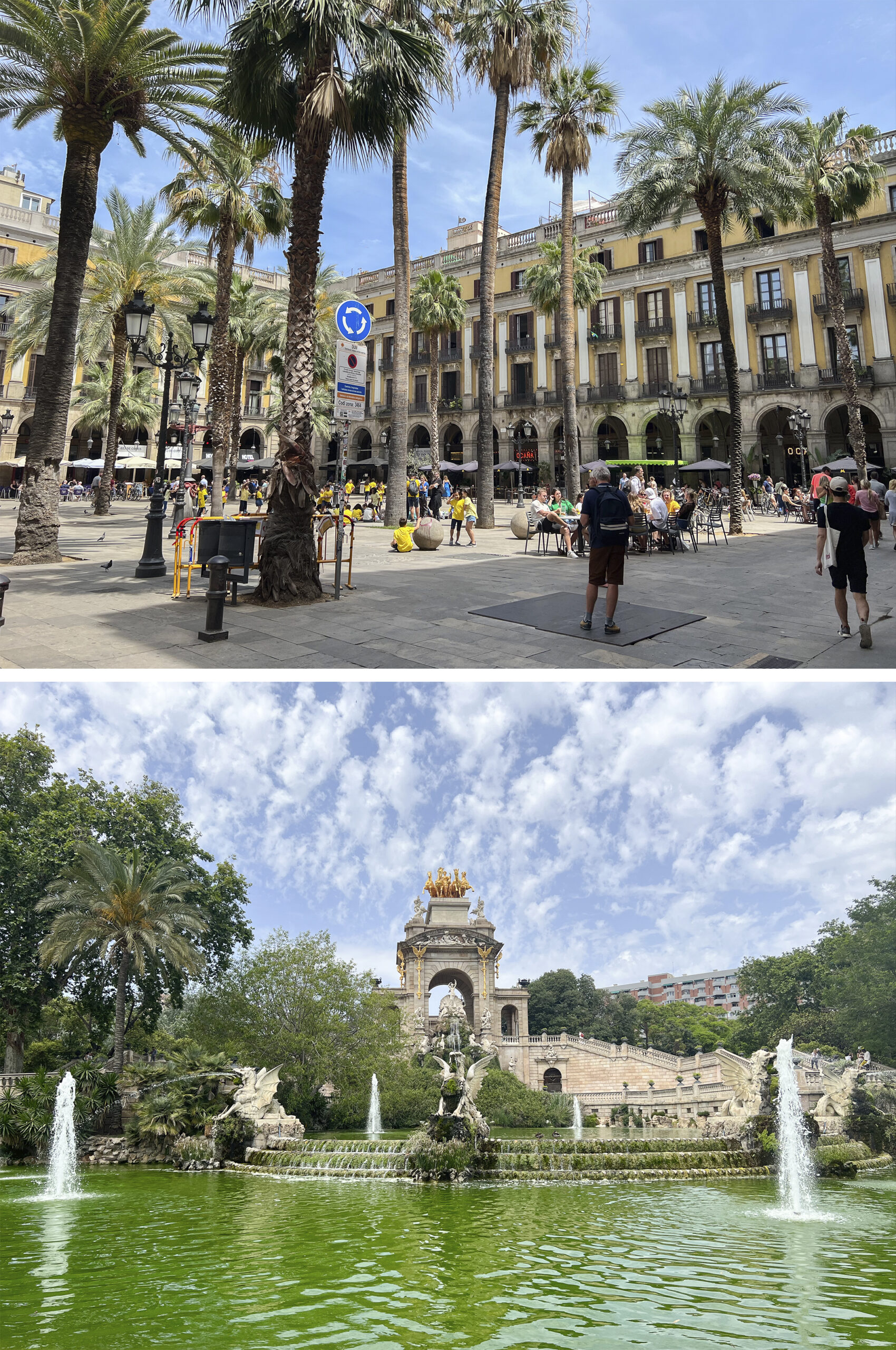 Plaça Reial & Parc de la Ciutadella,Barcelona
