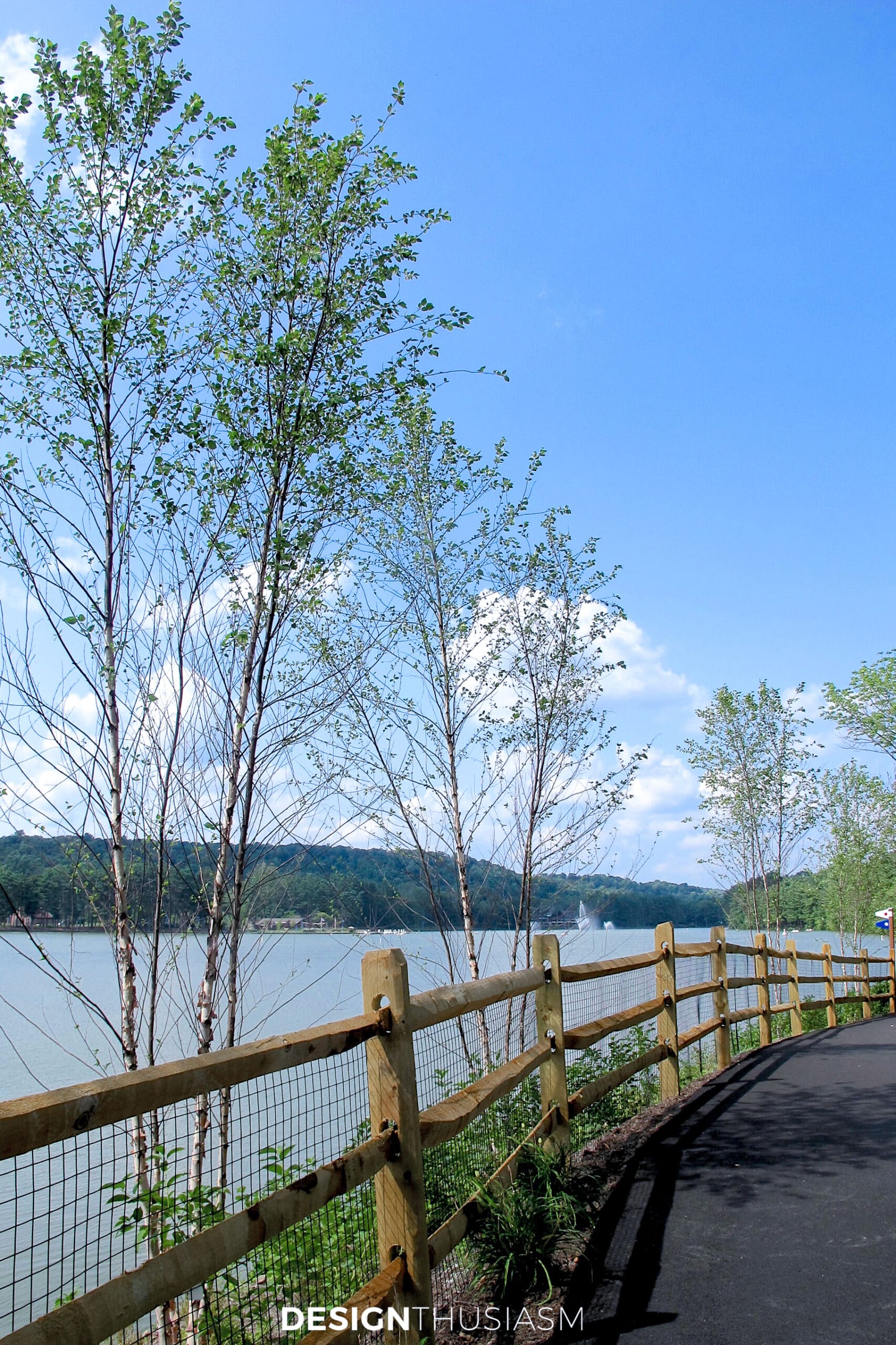 summer running path