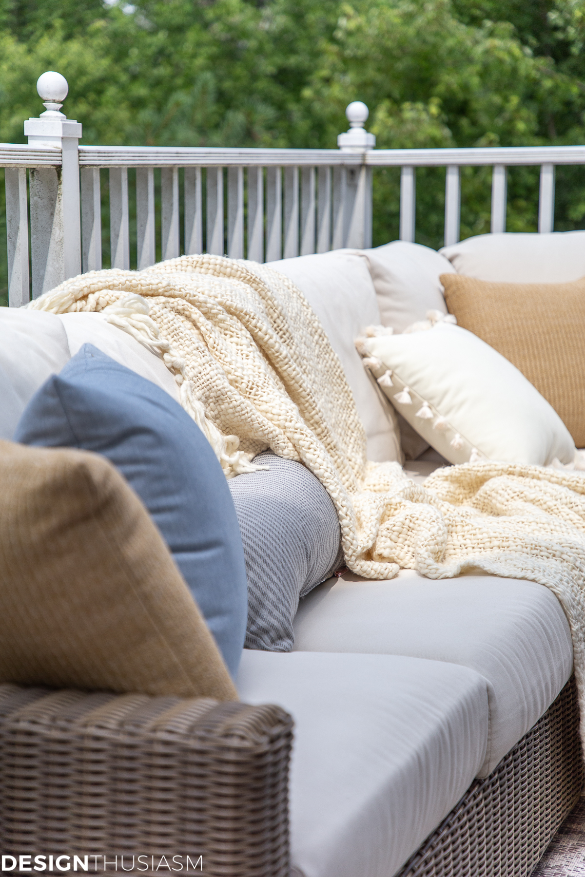 staycation relaxing on the patio