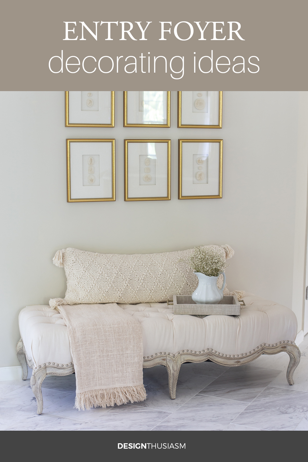 Entry foyer decor evolution