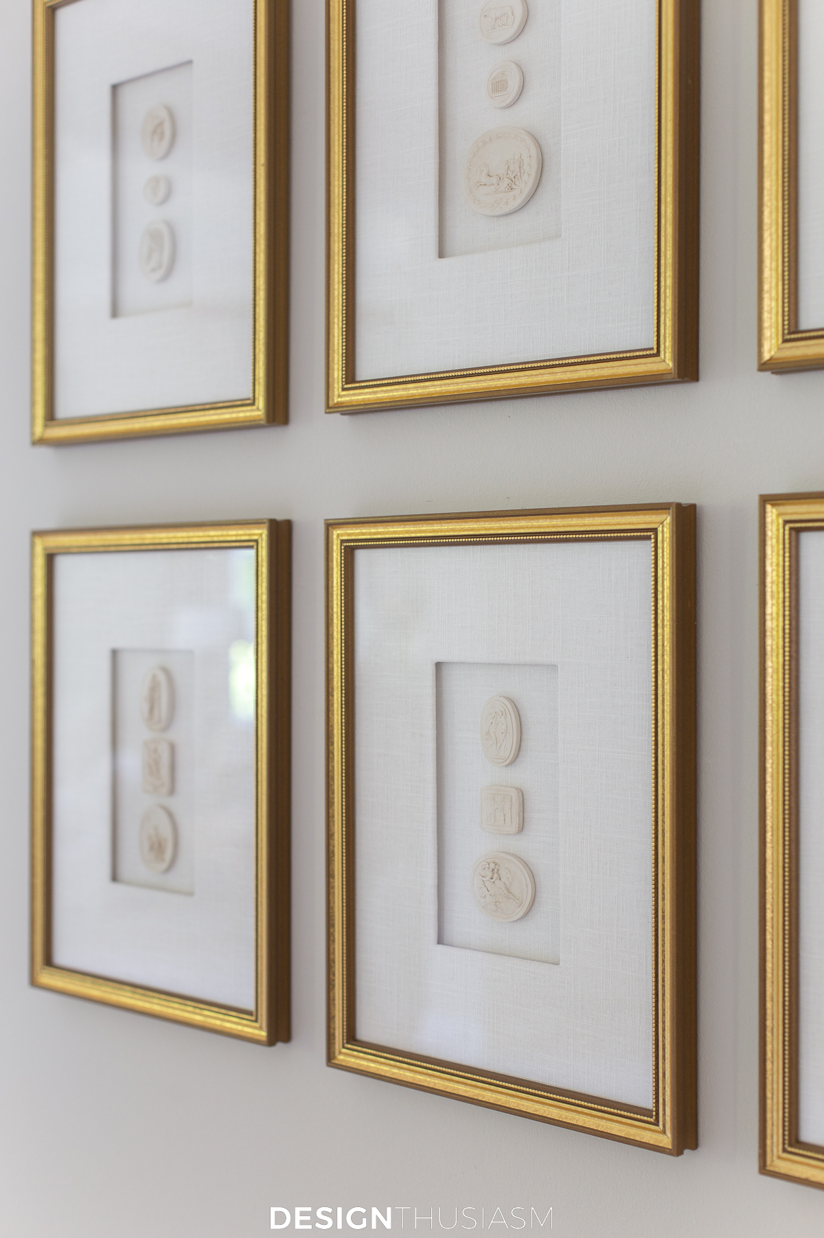 Entry foyer intaglios