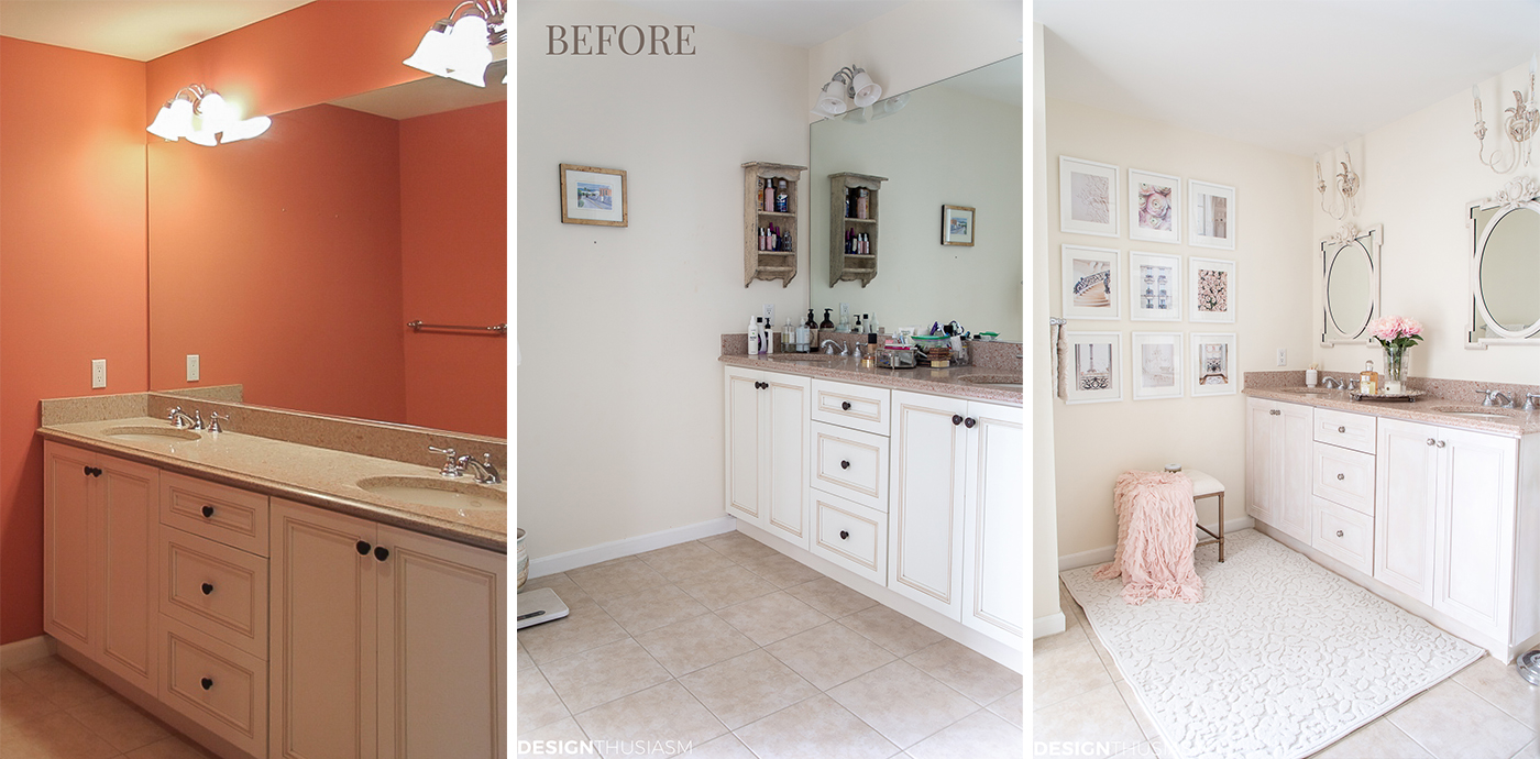 simple bathroom before photo